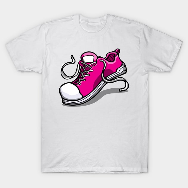 Magenta Shoe *CMY Collection* T-Shirt by deancoledesign